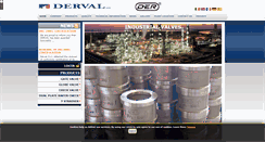 Desktop Screenshot of derval.it